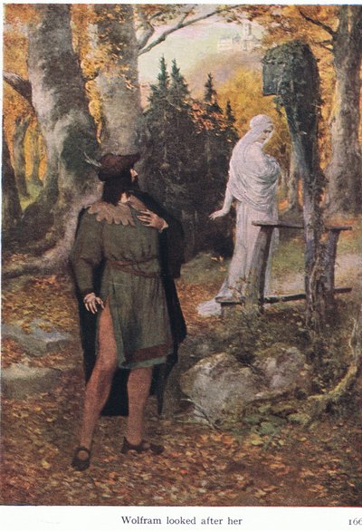 Wolfram Looked After Her, Illustration from The Stories of Wagner