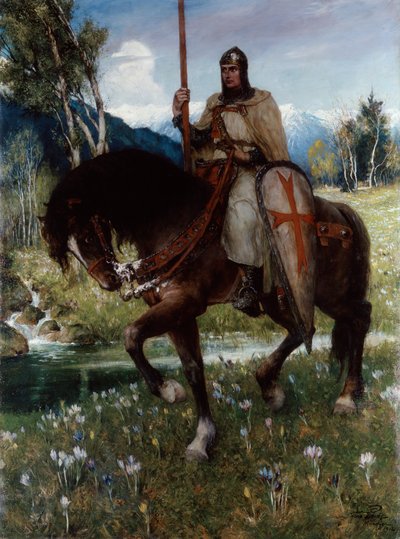Parsifal in Quest of the Holy Grail by Ferdinand Leeke