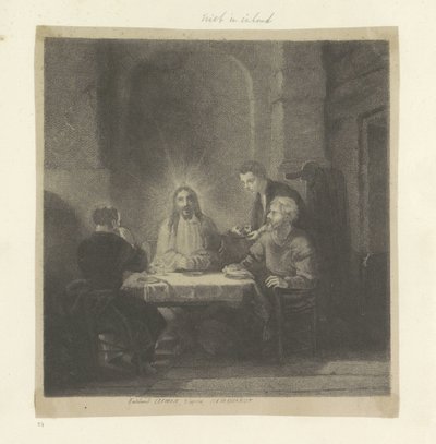 Supper at Emmaus by Ferdinand Lehman