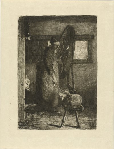 Spinner at Work by Ferdinand Oldewelt