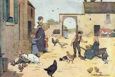 Tasting it in the Yard of the Farm, in Imagier de l
