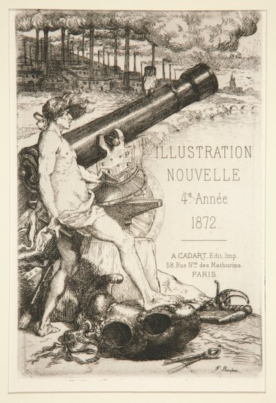 Title Page of Illustration Nouvelle by Ferdinand Roybet