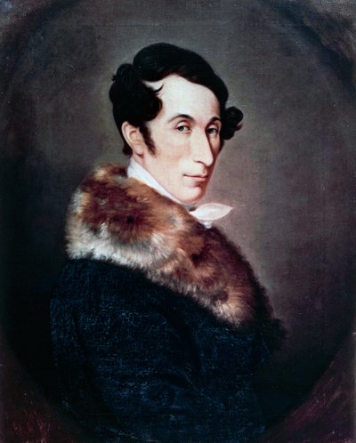 Portrait of the German Composer Carl Maria von Weber by Ferdinand Schimon