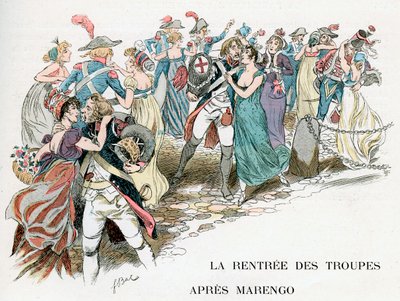 The Return of French Troops from Marengo, 1800 by Ferdinand Sigismund Bac