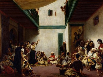 A Jewish Wedding in Morocco, 1841 by Ferdinand Victor Eugene Delacroix