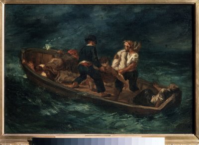 After a Shipwreck by Ferdinand Victor Eugene Delacroix