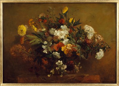 Bouquet of Flowers by Ferdinand Victor Eugene Delacroix
