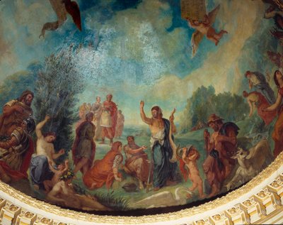 Descent to Limbo: The Group of Romans by Ferdinand Victor Eugene Delacroix