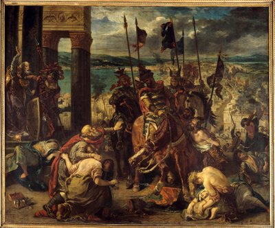 Fourth Crusade: The Capture of Constantinople by the Crusaders by Ferdinand Victor Eugene Delacroix
