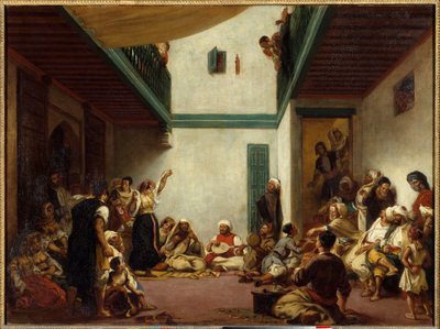 Jewish Wedding in Morocco by Ferdinand Victor Eugene Delacroix