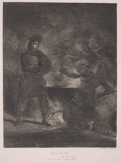 Macbeth by Ferdinand Victor Eugene Delacroix