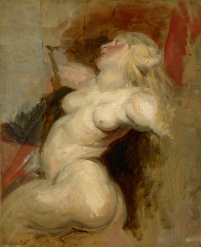 Nereid (copy after Rubens), c.1822 by Ferdinand Victor Eugene Delacroix