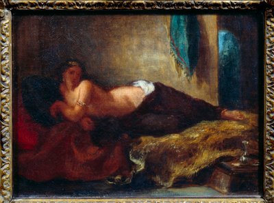 Odalisque by Ferdinand Victor Eugene Delacroix
