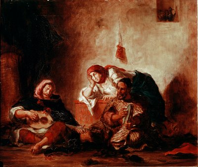 Jewish Musicians of Mogador, Morocco by Ferdinand Victor Eugene Delacroix