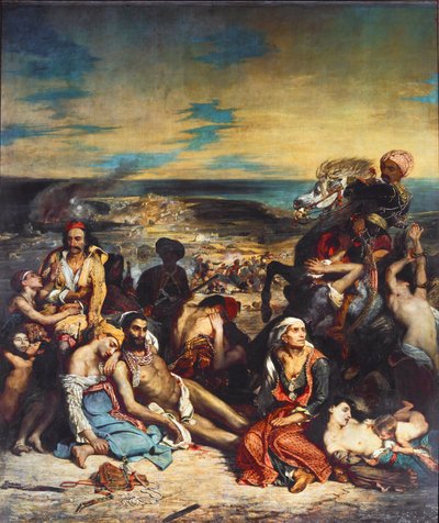 Scenes from the Massacre of Chios by Ferdinand Victor Eugene Delacroix