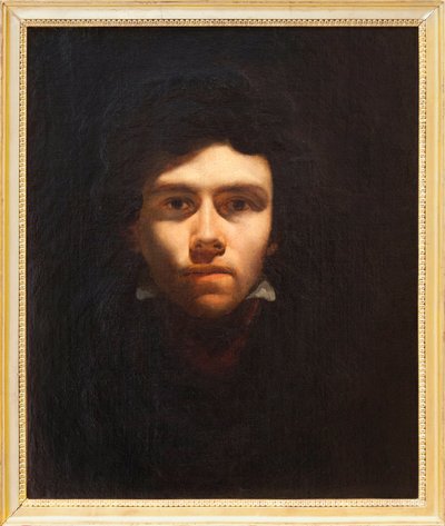 Self-Portrait Presumed by Eugene Delacroix by Ferdinand Victor Eugene Delacroix