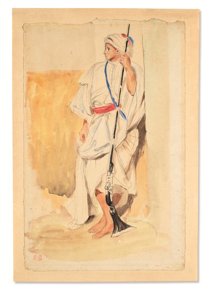 Standing Arab by Ferdinand Victor Eugene Delacroix