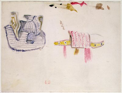 Studies of Arabic Saddles, c.1832 by Ferdinand Victor Eugene Delacroix