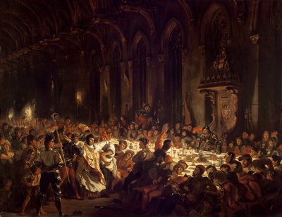 The Assassination of the Bishop of Liege by Ferdinand Victor Eugene Delacroix