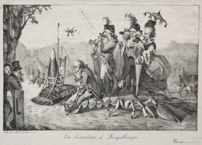 The Crayfish of Longchamps by Ferdinand Victor Eugene Delacroix