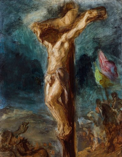 The Crucifixion by Ferdinand Victor Eugene Delacroix