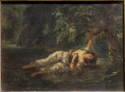 The Death of Ophelia by Ferdinand Victor Eugene Delacroix