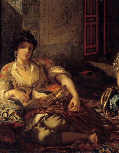The Women of Algiers in Their Apartment by Ferdinand Victor Eugene Delacroix
