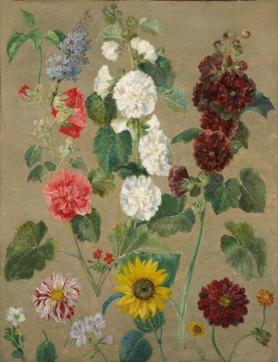 Untitled (Flowers) by Ferdinand Victor Eugene Delacroix