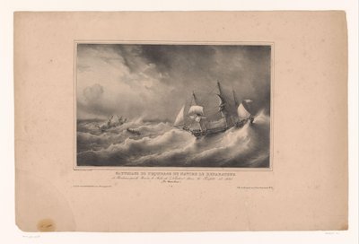 Rescue of the Crew of the Ship the Reparateur by Ferdinand Victor Perrot
