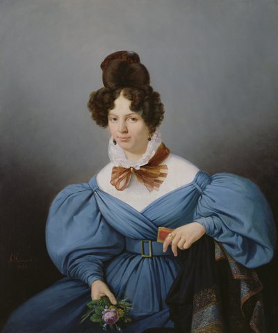 Portrait of a Lady, c.1830 by Ferdinand Wachsmuth