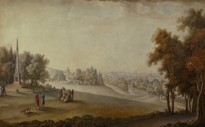 View of the Park in Tsarskoye Selo, 1793 by Ferdinand de Meys