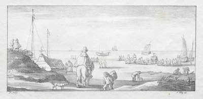 Along a Dutch Shore by Ferdinand the Elder Piloty