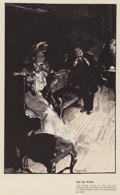 A Test by Ferdinand von Reznicek