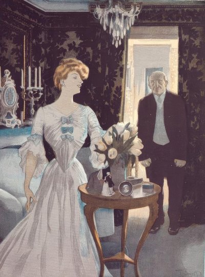 The Man in the Wheelchair. / Push My Man into the Office by Ferdinand von Reznicek