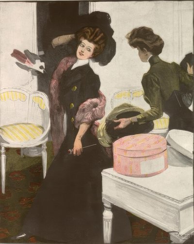 Can I Try on the Hat – Will I Be Addressed with It? by Ferdinand von Reznicek