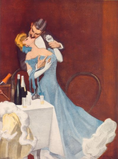 ... and you see, you are quite fond of my little man, he h by Ferdinand von Reznicek