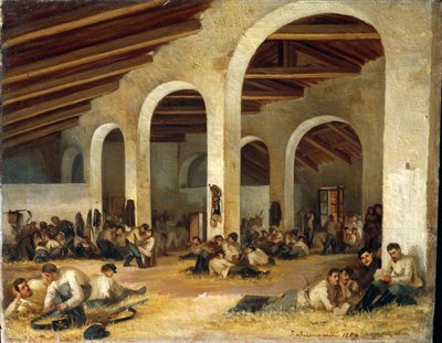 Barracks at Modena by Ferdinando Buonamici