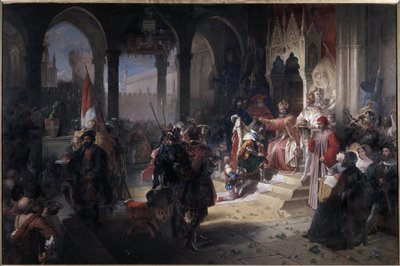 Amedee VIII the Pacific was Crowned Duke of Savoy by Emperor Sigismund I of the Holy Empire on 19/02/1416 During His Visit to Chambery by Ferdinando Cavalleri