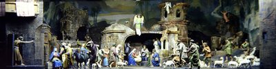 Panoramic Nativity Scene by Ferdinando School of Plattners