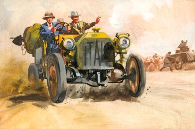 Ten thousand mile motor race by Ferdinando Tacconi