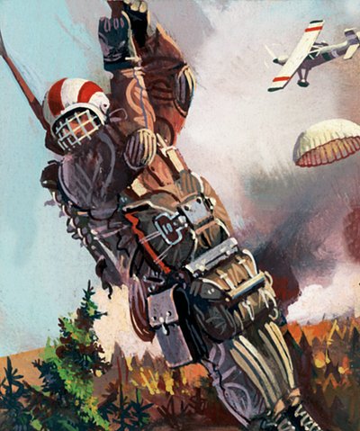The Story of the Parachute: Sky-Divers of the Future by Ferdinando Tacconi