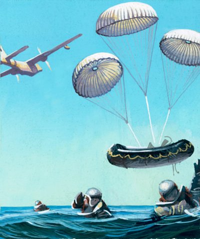 The Story of the Parachute: Sky-Divers of the Future by Ferdinando Tacconi