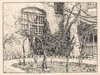 Garden at the Former Bernardine Church in Warsaw by Ferdynand Ruszczyc
