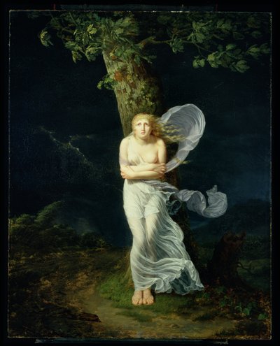 Young Woman Overtaken by a Storm, 1799 by Fereol Bonnemaison