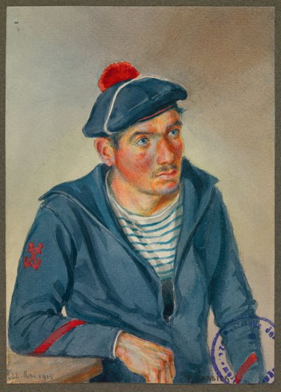A Breton Sailor, Gustrow by Fernand Barbier