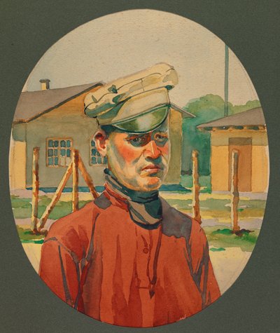 A Russian Prisoner from Moscow to Gustrow by Fernand Barbier