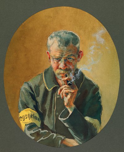 A Civilian Prisoner from Northern France, Gustrow by Fernand Barbier