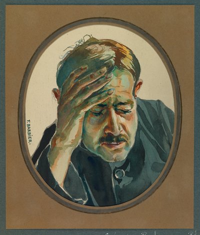 Gregoire, Professor of Philosophy at the Lycee de Bordeaux, Gustrow by Fernand Barbier
