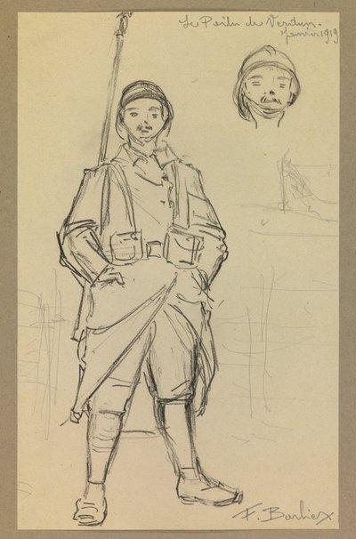 The Soldier of Verdun by Fernand Barbier