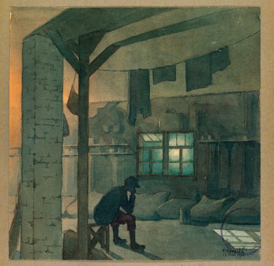 Millot is on Guard, Gustrow by Fernand Barbier